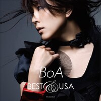 国内ベストとUSAデビュー盤の両方から16曲がチョイスされた「BEST & USA」ジャケット。