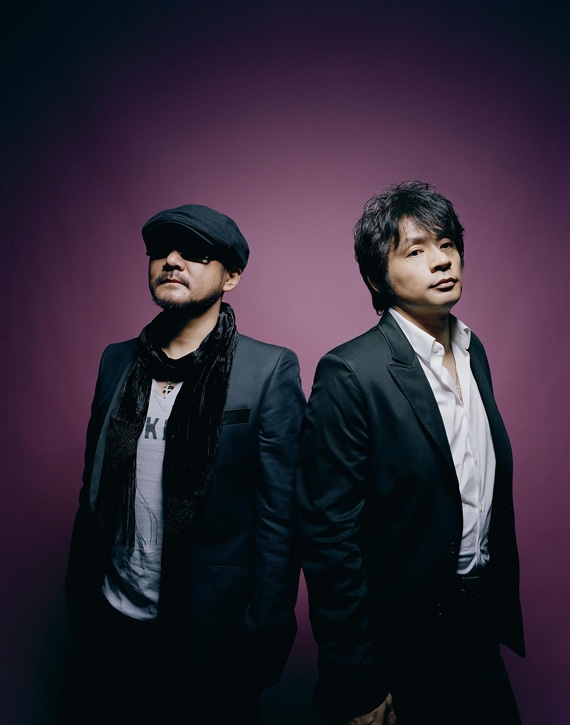 CHAGE（写真左）はTBS系列で毎月1回放送される音楽番組「Mライブ」でMCを務めている。