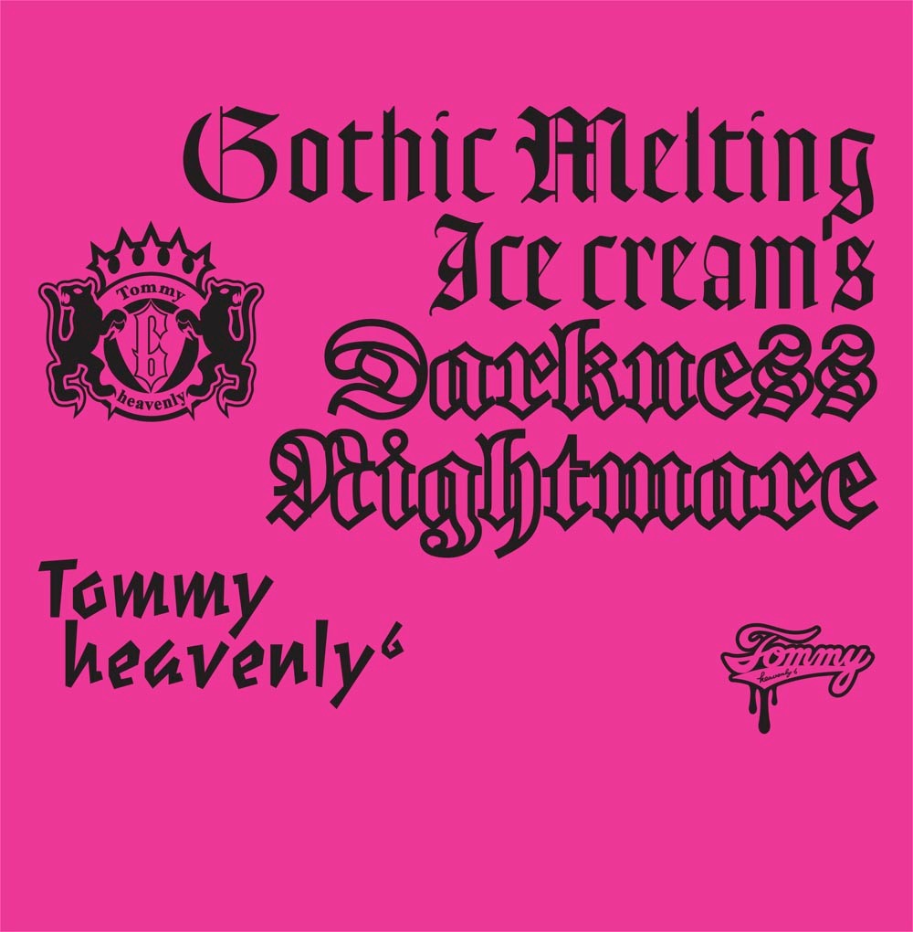 Tommy heavenly6「Gothic Melting Ice Cream’s Darkness “Nightmare”」初回限定盤（CD+DVD）ジャケット写真。