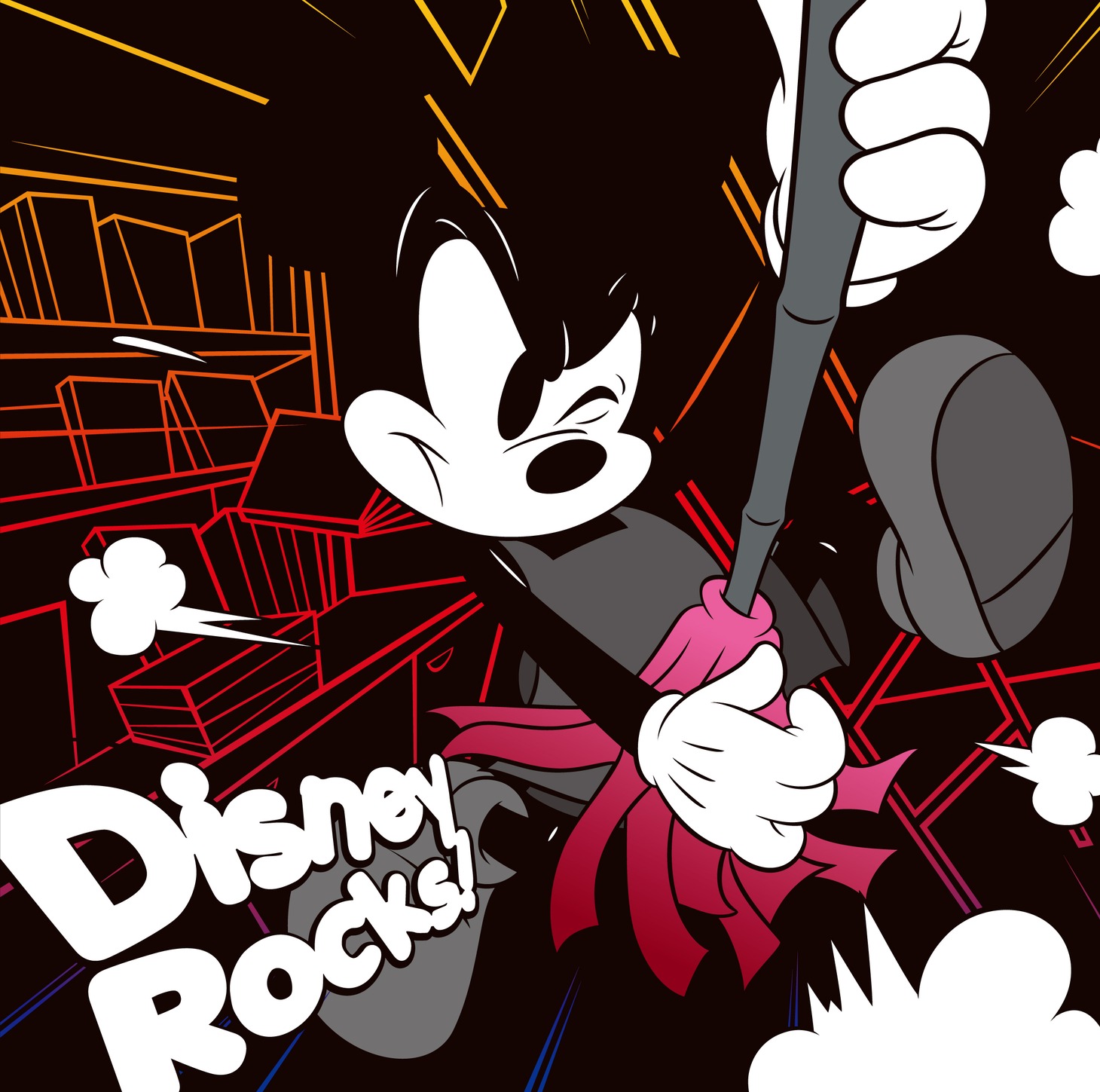 ジャケットデザインはDEVILROBOTSが担当。このアルバムのために描き下ろされたミッキーマウスがジャケットを飾っている。