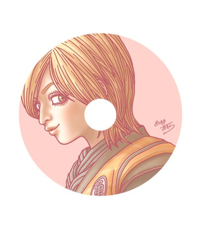 CD盤面ではこのように使用される。