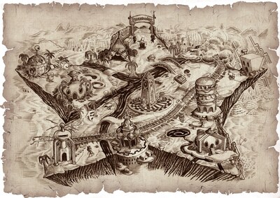 こちらは「Pentatonica」の地図。