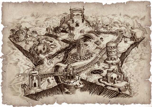 こちらは「Pentatonica」の地図。