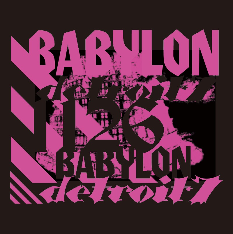 イベント「DETROIT ROCK CITY Vol.2」にはdetroit7のほか、BUGY CRAXONEやSCARLETが出演。DJとしてTO-BU（ロリータ18号）の参加も決定している（写真は配信限定ライブアルバム「detroit BABYLON」ジャケット）。