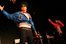 SBK（スケボーキング）とVERBAL（m-flo）。