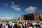 開催まであと82日となった「RISING SUN ROCK FESTIVAL 2009 in EZO」。5月26日からはFORESTテントサイト付入場券の先行抽選予約受付がスタートする(Photo by:原田直樹)。