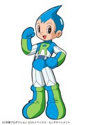 ラトム（写真）はアトムの分身であり、いとこのような存在。少年の心を持つアトムよりも少し大人びた青年の心を持っているので、かけひきなど機知に長けたところもある。