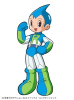 ラトム（写真）はアトムの分身であり、いとこのような存在。少年の心を持つアトムよりも少し大人びた青年の心を持っているので、かけひきなど機知に長けたところもある。