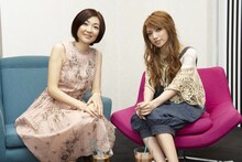 桜沢エリカ（左）と後藤真希（右）