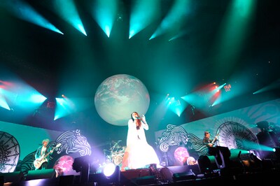 写真は3月15日に開催された日本武道館公演「球体」のステージの様子。