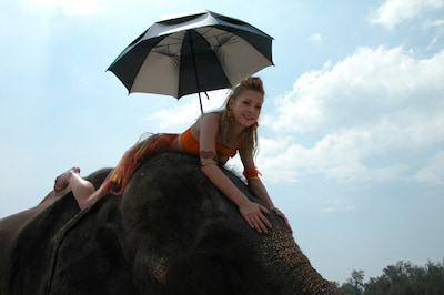 楽しそうなアンナ。