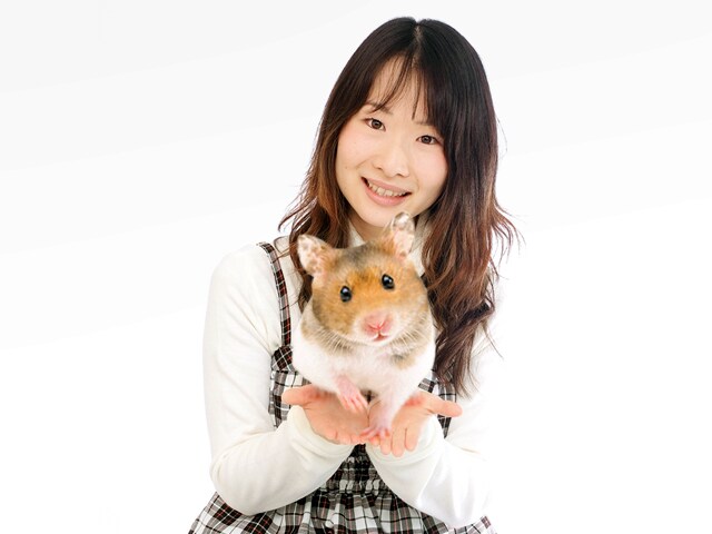 奥がやまじ。手前がハムスター。