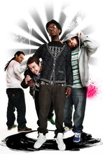 マドモアゼルユリアは、4月に行われた「GAN-BAN NIGHT SPECIAL　BREAK ON THROUGH VOL.12」でBURAKA SOM SISTEMA（写真）やVERBALと共演済み。