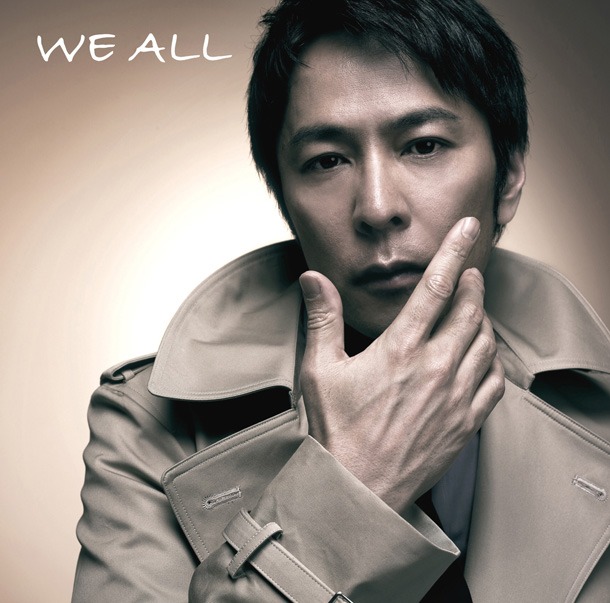アルバムタイトル曲「WE ALL」は、全51公演におよんだコンサートツアー「HIDEAKI TOKUNAGA CONCERT TOUR08'～09'『SINGLES BEST』」のエンディング曲として披露されていたナンバー（写真は「WE ALL」初回盤Aジャケット）。