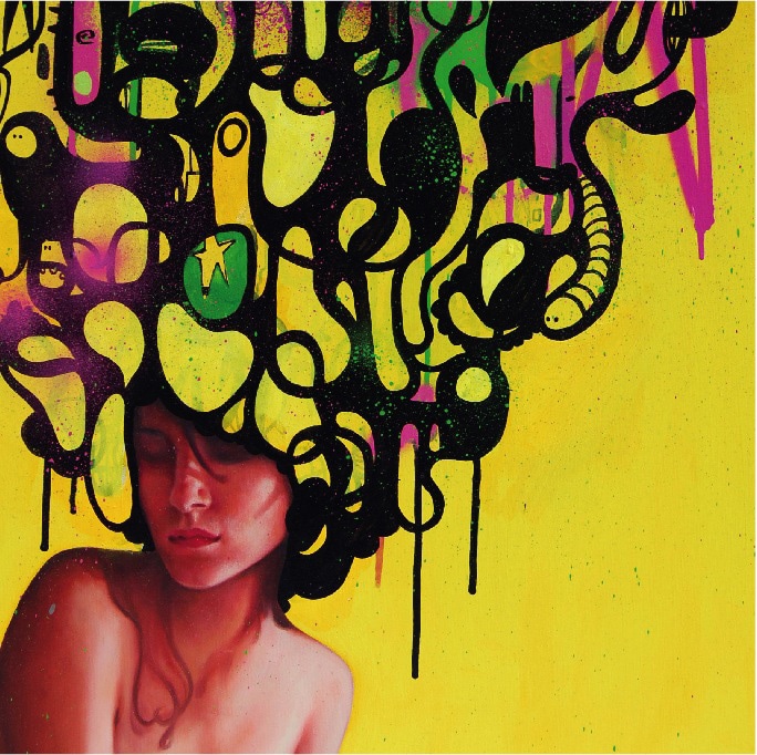 「decadence」CD仕様ジャケット。