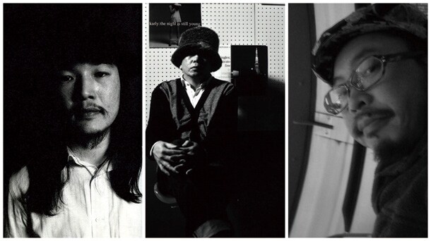 前園直樹（写真左）、小西康陽（中央）、羽立光孝の3人からなるバンド、前園直樹グループ。