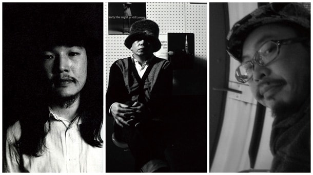 前園直樹（写真左）、小西康陽（中央）、羽立光孝の3人からなるバンド、前園直樹グループ。