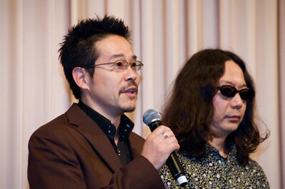 フリーセックスの国、スウェーデン（原作当時）について喜々として語った田口トモロヲ監督（写真左）とみうらじゅん（右）。「もちろん憧れていましたよ。当時は『スウェーデン行かぬは男の恥』と言われてましたから（みうら）」。