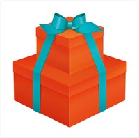 おなじみのハートをイメージしたジャケットとは異なり、プレゼントをイメージさせるジャケットが印象的な「いちばん大切なキミへ贈るうた」シリーズ。写真は「友達　家族へ」編ジャケット。