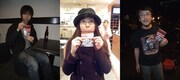 左から村上巨樹、かわいしのぶ、吉田達也。