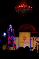 2日目「RED ROSE」の模様。ステージ上には豪華なシャンデリアが輝いている。
