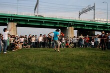 最後はふかわりょうがジャンプ。