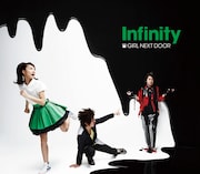 応募方法などの詳細は、シングル「Infinity」初回プレスに封入されるチラシでご確認を(写真は「Infinity」CD+DVD盤ジャケット)。