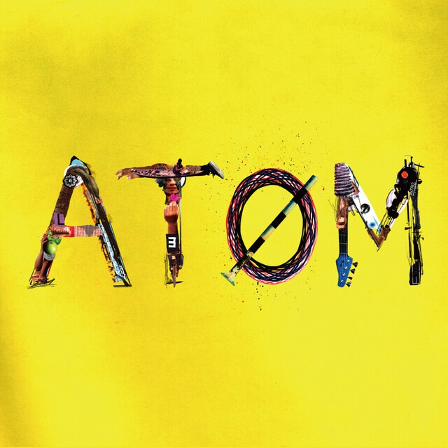 写真はニューアルバム「AT0M」。6月24日からは収録曲全曲の着うた配信もスタートする。