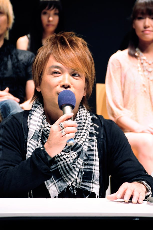 影山ヒロノブはこの10年間を、「ランティスのモットーは今も昔も変わってないと思うが、『いいものを作れば、ファンは買ってくれる。いい音楽、いいアニソンを作っていけば、ファンは支持してくれる』ということを実行してきた10年間だった」と振り返った。