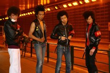 いつでもフォトジェニックなJAPAN-狂撃-SPECIAL。左から昭和過激、ラン坊、なめんなよーかい、キワメミチJUNZØ。