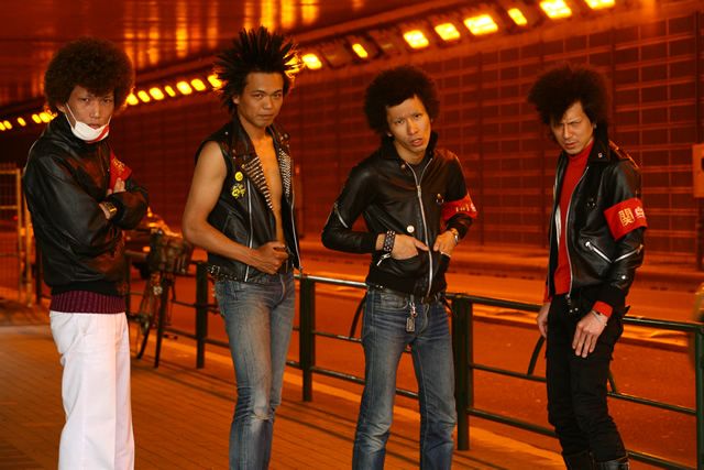 いつでもフォトジェニックなJAPAN-狂撃-SPECIAL。左から昭和過激、ラン坊、なめんなよーかい、キワメミチJUNZØ。