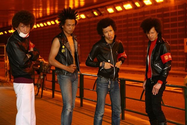 いつでもフォトジェニックなJAPAN-狂撃-SPECIAL。左から昭和過激、ラン坊、なめんなよーかい、キワメミチJUNZØ。