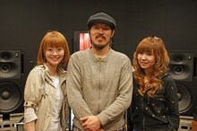 RYTHEM×常田真太郎、レコーディングスタジオでの3ショット。