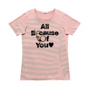 ブッチ・ウォーカーとアヴリル・ラヴィーンが楽曲提供した2008年リリースのシングル曲「All Because Of You」の歌詞をイメージしたアイテム。