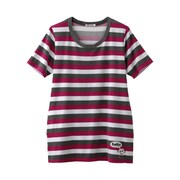 志村正彦（フジファブリック）の楽曲「Bye Bye」のポップで切ない曲調を表現。PUFFYの2人が生地やボーダーの太さ、配色などにこだわって完成した、着心地のよいTシャツ。