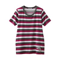 志村正彦（フジファブリック）の楽曲「Bye Bye」のポップで切ない曲調を表現。PUFFYの2人が生地やボーダーの太さ、配色などにこだわって完成した、着心地のよいTシャツ。