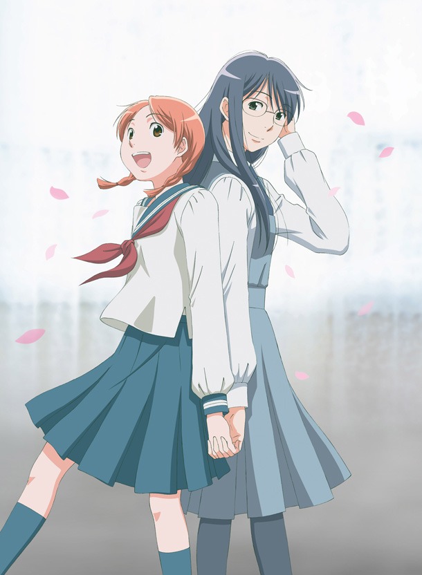 写真はアニメ「青い花」キービジュアル。