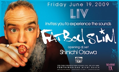 6月19日にマイアミのLIV Night Clubで行われるツアー初日のフライヤー。