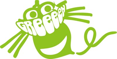 ハドソンの「ハチスケ」とGReeeeNのロゴを組み合わせたコラボレーションロゴ。