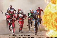 映画「仮面ライダーディケイド オールライダー対大ショッカー」のワンシーン。