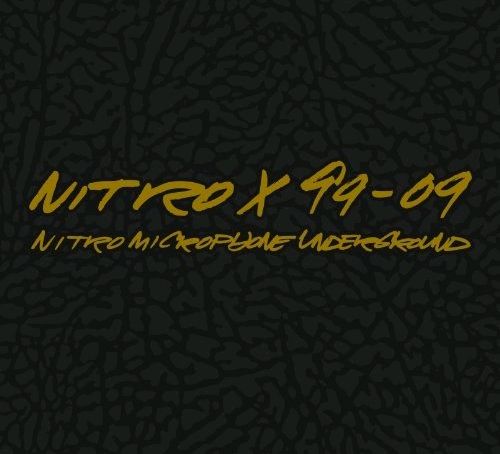 「NITRO X 99-09」ジャケット写真。タイトルは世界的なグラフィックアーティストのFuturaが手掛け、AIR JORDANなどで使用されているエレファント柄のテキスタイルが使用されている。