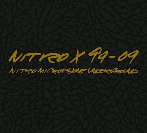 「NITRO X 99-09」ジャケット写真。タイトルは世界的なグラフィックアーティストのFuturaが手掛け、AIR JORDANなどで使用されているエレファント柄のテキスタイルが使用されている。