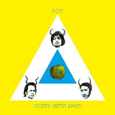 写真はSTONED GREEN APPLESとのスプリット「THE DARK SIDE OF THE APPLE」。