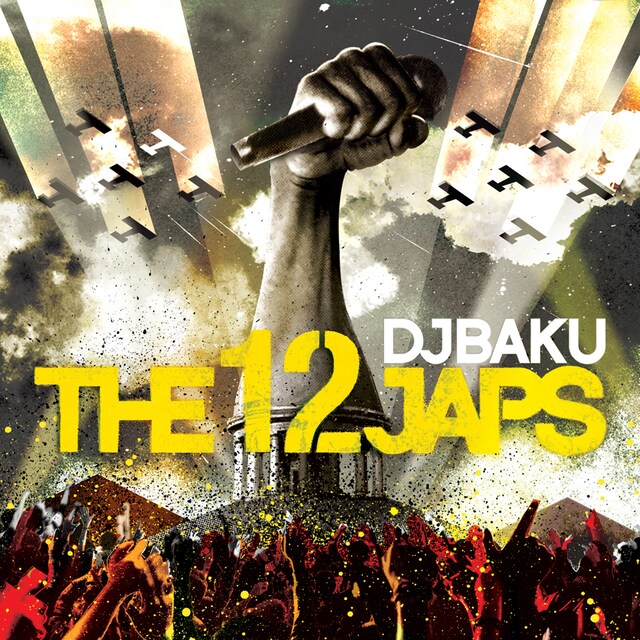 アルバム「THE 12JAPS」には、DJ BAKUが全国から厳選した12人のMCをフィーチャー。初回限定盤に付属するDVDにはビデオクリップが収録される（写真は通常盤ジャケット）。