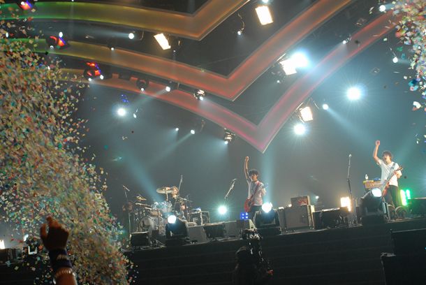 20日のステージで「こういう空気がアリーナから漏れ出して、もうちょっと（世の中の）空気が良くなるといいね」と語った後藤。フェスの楽しさをさまざまな人に知ってもらいたいという思いが込められた2日間となった（PHOTO by TEPPEI）。