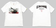 着るだけでテンションの上がりそうな「No.121 矢沢永吉“NO MUSIC, NO LIFE.”Tシャツ（グリーン電力証書付き）」。できれば上着など羽織らず、胸も背中もむき出しで街を闊歩したい。
