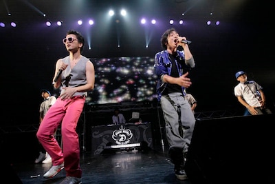 KREVAのゲスト出演について大知は「赤坂BLITZのこけら落としをしたKREVAさんに、自分にとって初めての赤坂BLITZのステージに出てもらいたかった」と、自らオファーしたことを明かした。