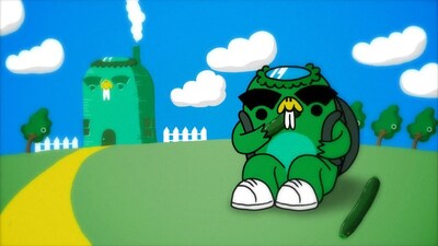 「MOGU MOGU」のビデオクリップに登場する河童。