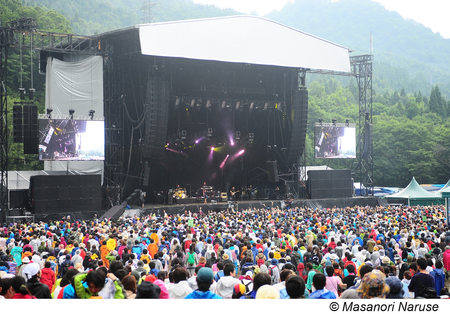 GREEN STAGEの様子。