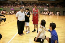 あの「SLUM DUNK」の花道（山田カントリー浅井）と三井（ハンマミーヤ・一木）が！ 安西先生（セブンbyセブン玉城）の登場に「安西先生……バスケが、バスケがしたいです……」に会場から歓声が。 (c)フォトプロ